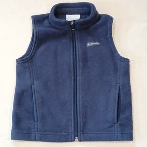 Columbia Kids 3T Dark Blue Fleece Vest